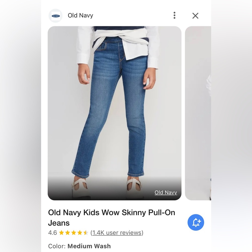Lot of 2 brand new girls old navy jeans